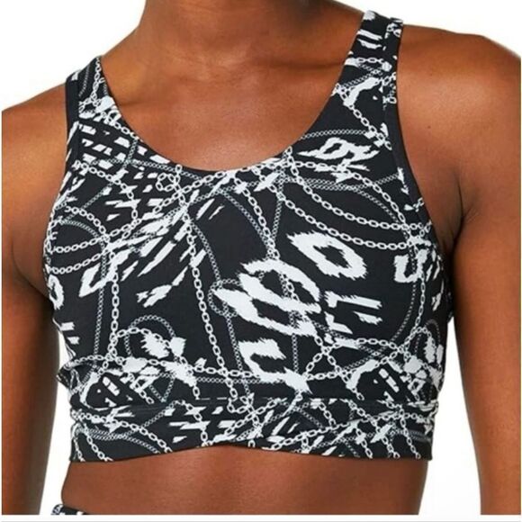 Eleven by Venus Williams Chain Print 90s Sport Bra NWT Small - Picture 8 of 9